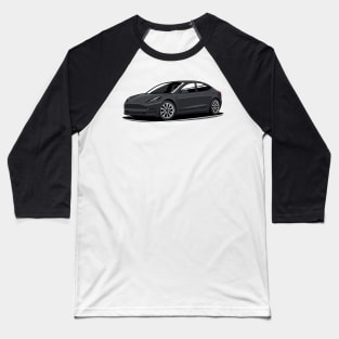 Model 3 (Black) Baseball T-Shirt